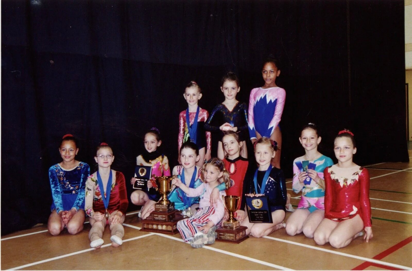 Photo d’archives historiques du club Questo gymnastique rythmique Montréal