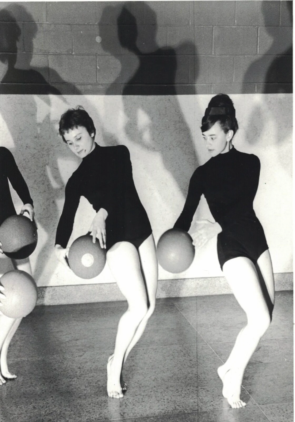 Photo d’archives historiques du club Questo gymnastique rythmique Montréal