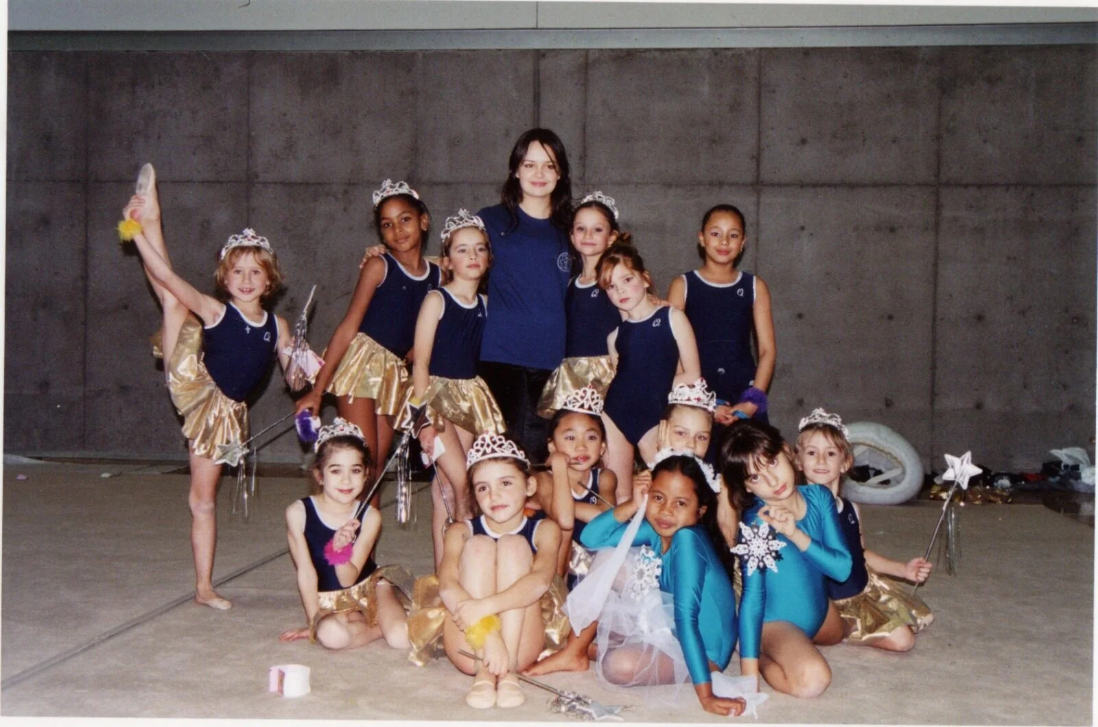 Photo d’archives historiques du club Questo gymnastique rythmique Montréal