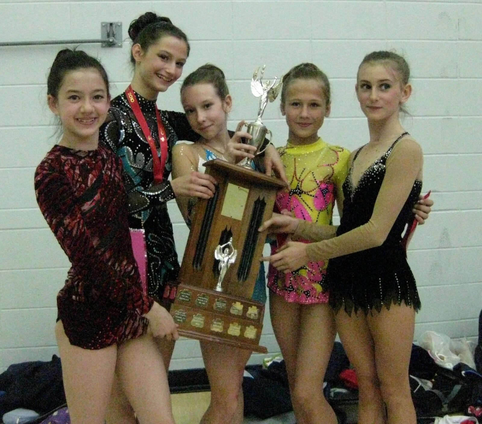 Performance en compétition de gymnastique rythmique — Questo Montréal